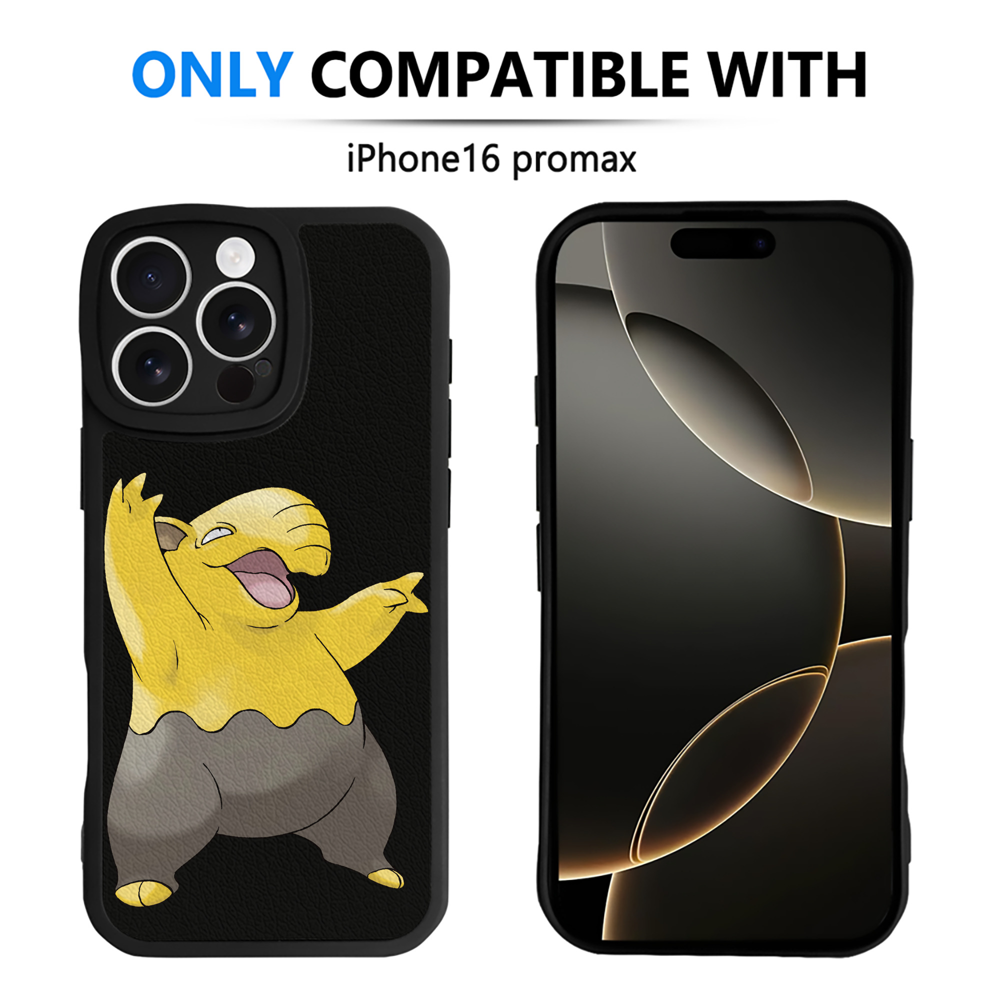（画像用） ポケットモンスター Pokémon 【iPhone 16シリーズ対応】シリコンスマホケース（レザー調） 材質：シリコン